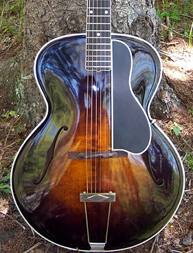 Curly Maple archtop by Jackson Cunningham
