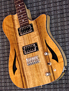 Rice Osprey #200 with Myrtlewood top by Rice Custom Guitars www.ricecustomguitars.com